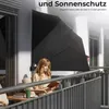 SkyLine Privacy Balkonfächer, 140 x 140 cm, anthrazit Produktbild-Vorschau 2