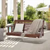Balançoire hollywoodienne en bois de cèdre - Balançoire de Voir les images du produit 8