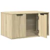 vidaXL Bac à litière Chêne Sonoma 80x50x45 cm Bois Voir les images du produit 4