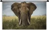 MuchoWow® Wandteppich Wandbehang Elefant - Tiere - Gras Produktbild-Vorschau 1