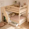 Flieks Etagenbett 140x200cm mit Kleiderschrank und Produktbild-Vorschau 1