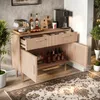 UnboxG Sideboard / Anrichte aus Holz, 2 Schubladen & 2 Produktbild-Vorschau 2