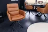 Drehstuhl GEORGE 360° mit Armlehnen Echtleder und Produktbild-Vorschau 5