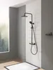 CECIPA Schwarz Thermostat-Duschsäulen-Rundduschset mit Produktbild-Vorschau 3