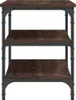 vidaXL Lavice na boty hnědý dubový vzhled 70x38,5x49 cm Náhled obrázku produktu 6