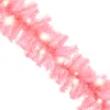 vidaXL Weihnachtsgirlande mit LED 5 m Rosa Produktbild-Vorschau 3