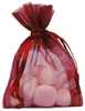 10 Organza Säckchen bordeaux 7,5x10cm mit Produktbild-Vorschau 1