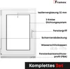 A diagram of a white window with labels pointing to different parts and features. Anteprima dell’immagine prodotto