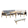 greemotion Gartenlounge-Set Monaco Lounge-Set Beige-Holz / Produktbild-Vorschau 1