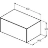 IDEAL STANDARD T4312Y6 WT-Unterschrank Conca, 1 Auszug, Produktbild-Vorschau 2