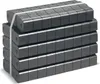 A stack of dark gray briquettes bound together with a white strap. Produktbild-Vorschau