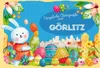 vianmo Holzschild 20x30 cm Ostergrüße GÖRLITZ Ostern Produktbild-Vorschau 1