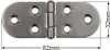 Edelstahl Scharnier 8-11 (32x82mm) Produktbild-Vorschau 2