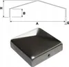 LogistSystem - Capuchon carré pour poteaux de clôture 160 x Voir les images du produit 2
