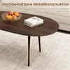 COSTWAY Couchtisch, Mittelalter Wohnzimmertisch mit Produktbild-Vorschau 5