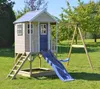 Wendi Toys Holz Stelzenhaus Alpaka mit Rutsche, Schaukel Produktbild-Vorschau 2