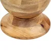 vidaXL Okrągły stolik boczny 43 x 43 x 66 cm z litego Podgląd zdjęcia produktu 3