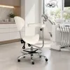 Cosmetische kapperskruk zadel met rugleuning en armleuning Productafbeelding-voorbeeld 12