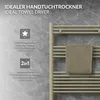 LuxeBath Handtuchheizkörper Sahara 500x800 mm Beige, Produktbild-Vorschau 6