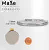 ECENCE Neodym Magnete 10 Stck. - runde Klebe-Magnete Produktbild-Vorschau 3