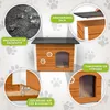Outentin Hundehütte Outdoor Winterfest für Große Hunde – Produktbild-Vorschau 4