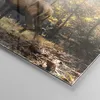 Bilder auf glas - Einteilig - Licht Hirsch Wald - 70x50cm - Produktbild-Vorschau 5