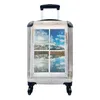 MuchoWow® Koffer Handgepäck Trolley Rollkoffer Kleine Produktbild-Vorschau 1