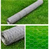vidaXL Maschendrahtzaun Verzinkter Stahl Hexagon 1×25 m Produktbild-Vorschau 5