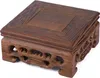 Houten voetstuk, 8x8x3,7 cm, vintage decoratie, Productafbeelding-voorbeeld 2