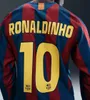 FC Barcelona RONALDINHO #10 Reedycja koszulki piłkarskiej Podgląd zdjęcia produktu 1