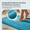 Komfortec Badvorleger Set 2 Teilig, Frottee Duschvorleger, Produktbild-Vorschau 2