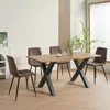 A dining room scene with a table and chairs. Produktbild-Vorschau