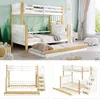 MODFU Kinderbett Etagenbett 90x200&120x200 mit Fallschutz Produktbild-Vorschau 20