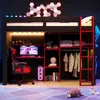 Flieks Etagenbett 90x200cm mit Kleiderschrank und Produktbild-Vorschau 2
