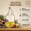 2 x 5L Glasballon (Gallone) mit Schutzkorb, Produktbild-Vorschau 6