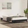vidaXL Rama łóżka bez materaca czarna 140x220 cm aksamitna Podgląd zdjęcia produktu 3