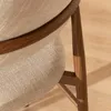 Bronx71 Barhocker Lara Leinen taupe 70 cm Produktbild-Vorschau 3
