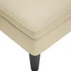 vidaXL Chaiselongue mit Kissen und Rechter Armlehne Creme Produktbild-Vorschau 6