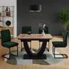 A dining table with chairs in a modern dining room setting. Anteprima dell’immagine prodotto