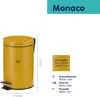 Panier à cosmétiques MONACO métal jaune 3l Voir les images du produit 6