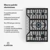 Płyta gazowa Klarstein Turbocast, stal nierdzewna 304, 5 Podgląd zdjęcia produktu 3