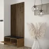 Stěna do chodby ZAMORA 4 - dub artisan / modrá Náhled obrázku produktu 1