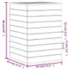 vidaXL Komoda na prádlo bílá 44x44x66 cm Masivní borovicové Náhled obrázku produktu 8
