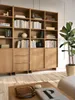 BETTSO Bücherregal SUNA Japandi Standregal Eiche Caramel Produktbild-Vorschau 3