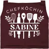 Kochschürze Damen mit Namen und Schriftzug Chefköchin Produktbild-Vorschau 1