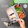 FRADABOX® Bento Lunchbox „Spencer“, 2 Fächer mit Besteck, Produktbild-Vorschau 4