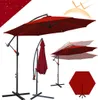 Parasol Izrielar 3 m rouge Parasol de jardin avec Voir les images du produit 14