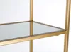 Bücherregal Elenor 66x25,5x176cm Stahlgestell Gold mit 6 Produktbild-Vorschau 3