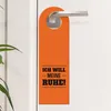 Ich will meine Ruhe oder Komm rein Türhänger in Orange Produktbild-Vorschau 8