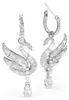 Swarovski Ohrringe Damen Swan Silberfarben 5723388 Produktbild-Vorschau 4